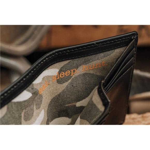 Men' Bifold Leather Wallet Hand Burnished Full Grain Cowhide Classic Slim Wallet - Picture 2 of 6